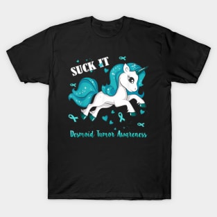 Desmoid Tumor Awareness Unicorn T-Shirt